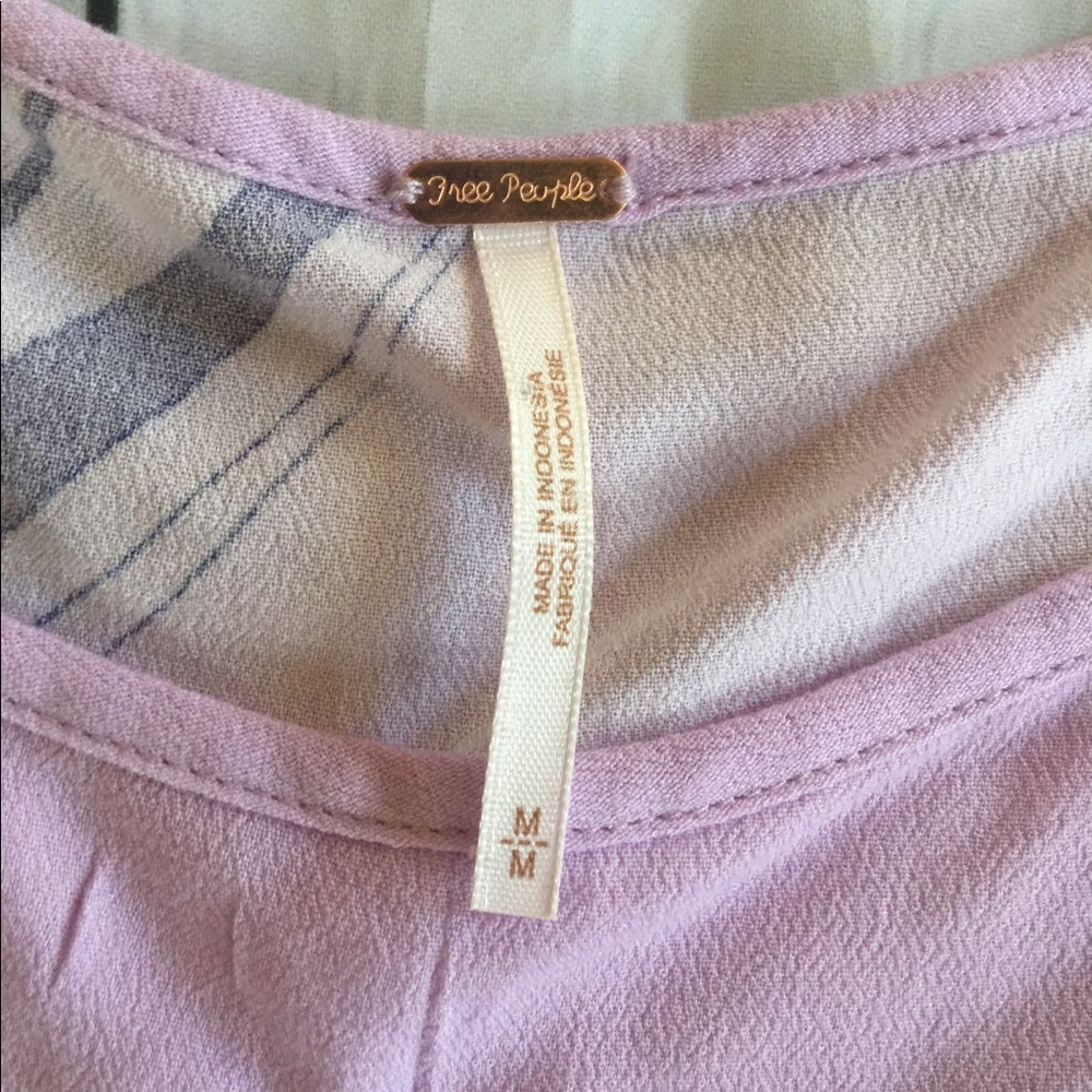 NWT Free People Lilac Clear Skies Tunic Dress Sz M - Picture 4 of 8